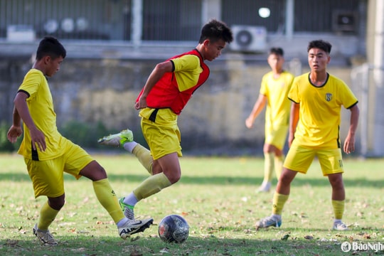 U15 Sông Lam Nghệ An rơi vào bảng đấu khó tại vòng loại U15 Quốc gia 2025