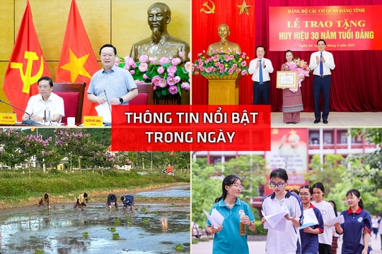 Nghệ An: Thông tin nổi bật ngày 4/6