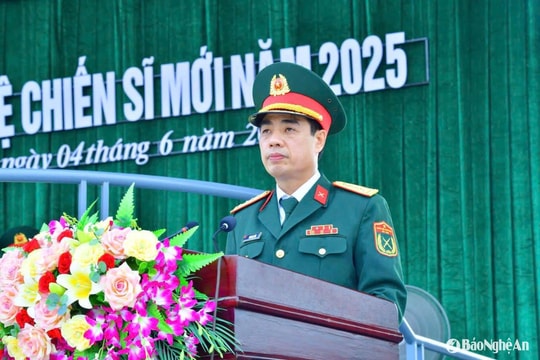 Đại tá Đinh Bạt Văn được bổ nhiệm giữ chức Chỉ huy trưởng Bộ Chỉ huy Quân sự tỉnh Nghệ An