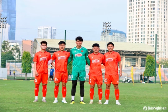 5 cầu thủ Sông Lam Nghệ An được triệu tập chuẩn bị cho giải U23 Đông Nam Á
