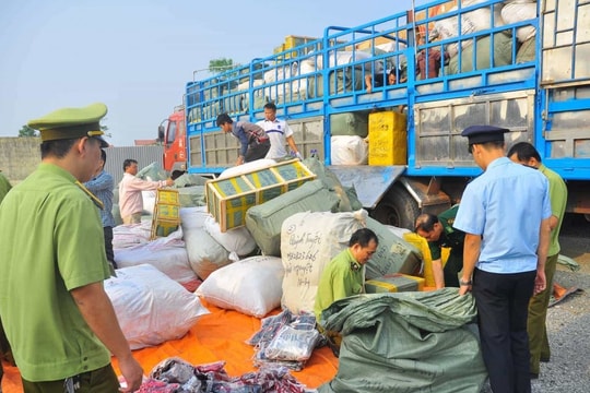 Tiếp tục đẩy mạnh cao điểm đấu tranh ngăn chặn, đẩy lùi buôn lậu, gian lận thương mại