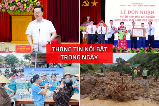 Nghệ An: Thông tin nổi bật ngày 5/6