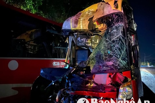 Tai nạn liên hoàn giữa 3 xe khách trên Quốc lộ 1A, nhiều người bị thương