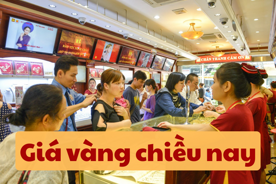 Giá vàng chiều nay 8/6/2025 trong nước giảm mạnh, khoảng cách với vàng thế giới tăng lên 8,64 triệu