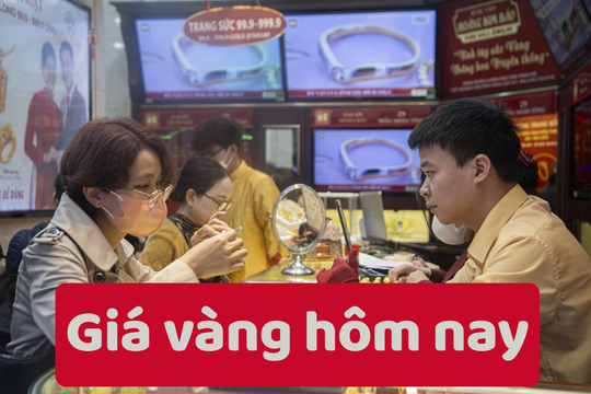 Giá vàng hôm nay 9/6/2025: Giá vàng trong nước cao hơn vàng thế giới 8,64 triệu đồng, dự báo phụ thuộc vào lạm phát của Mỹ