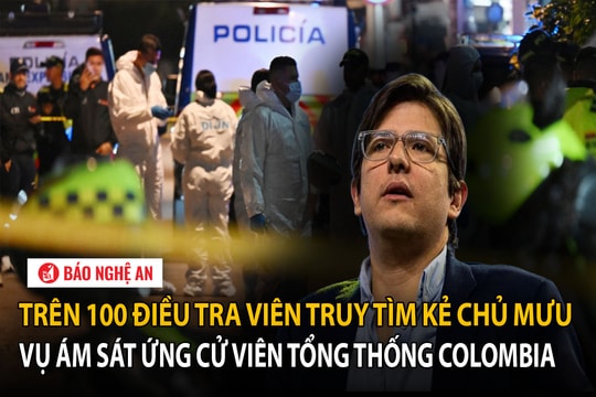 Trên 100 điều tra viên truy tìm kẻ chủ mưu vụ ám sát ứng cử viên tổng thống Colombia