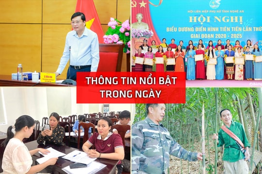 Nghệ An: Thông tin nổi bật ngày 9/6