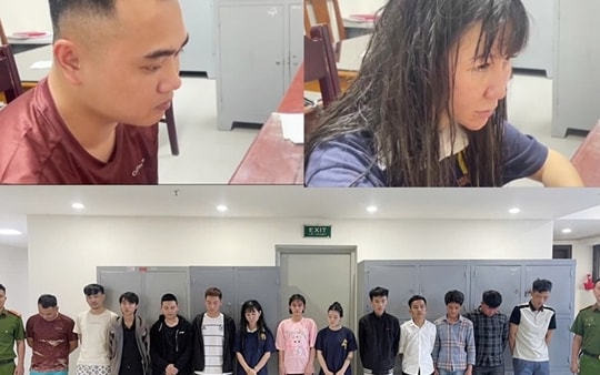 Tạm giữ 13 đối tượng trong đường dây lừa đảo chiếm đoạt tài sản hoạt động tại Campuchia