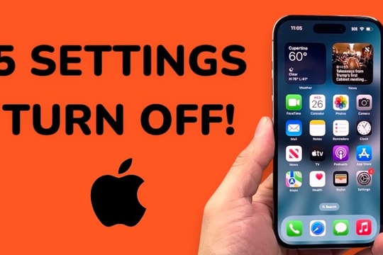 5 tính năng trên iPhone nên tắt để bảo vệ quyền riêng tư và dữ liệu cá nhân