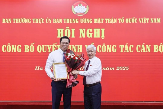 Bí thư Huyện ủy Đô Lương Bùi Duy Đông được bổ nhiệm  Vụ Trưởng, Thư ký Chủ tịch UBTƯ MTTQ Việt Nam