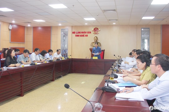 Trình HĐND tỉnh phân bổ nguồn vốn thực hiện 18 dự án tại miền Tây Nghệ An