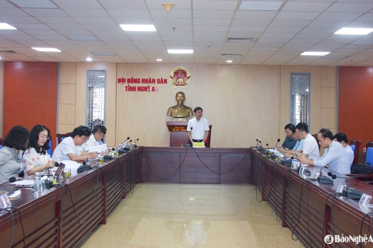 UBND tỉnh Nghệ An trình HĐND tỉnh thu hồi đất để thực hiện 5 dự án đầu tư