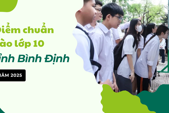 Điểm chuẩn lớp 10 năm 2025 tại Bình Định mới nhất