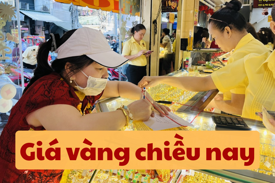 Giá vàng chiều nay 12/6/2025 trong nước và thế giới tăng mạnh gần 1 triệu đồng sau báo cáo CPI của Mỹ