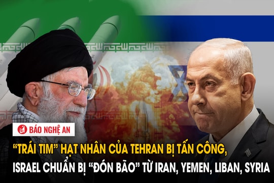 ‘Trái tim’ hạt nhân của Tehran bị tấn công, Israel chuẩn bị ‘đón bão’ từ Iran, Yemen, Liban, Syria