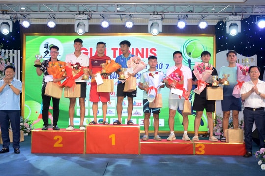 Tổng kết và trao giải Giải Tennis Báo chí Nghệ An lần thứ 7 năm 2025