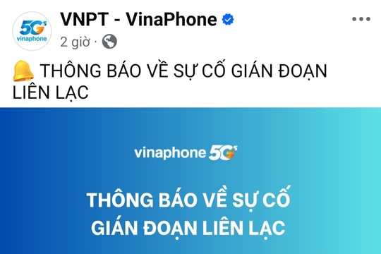 Khắc phục sự cố gián đoạn liên lạc mạng VinaPhone