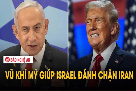 Vũ khí Mỹ giúp Israel đánh chặn Iran