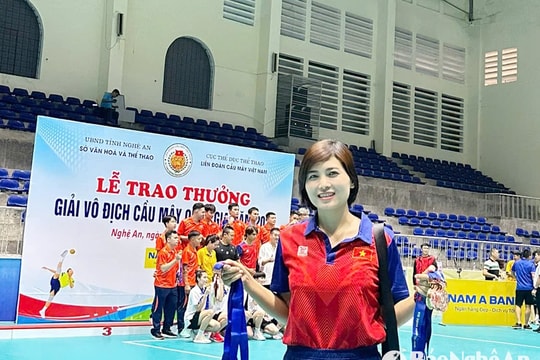 Nữ huấn luyện viên gần 30 năm gieo mầm đam mê cho cầu mây xứ Nghệ