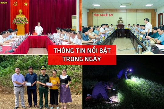 Nghệ An: Thông tin nổi bật ngày 16/6