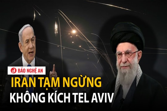 Iran tạm ngừng không kích Tel Aviv