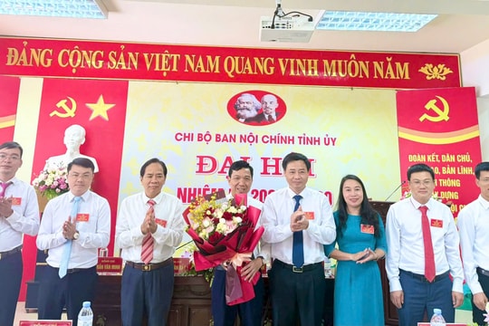 Chi bộ Ban Nội chính Tỉnh ủy Nghệ An Đại hội nhiệm kỳ 2025 -2030