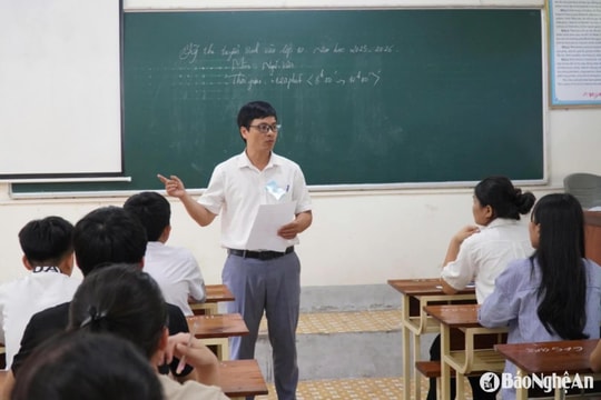 Hàng loạt trường học ở Nghệ An công bố điểm chuẩn vào lớp 10