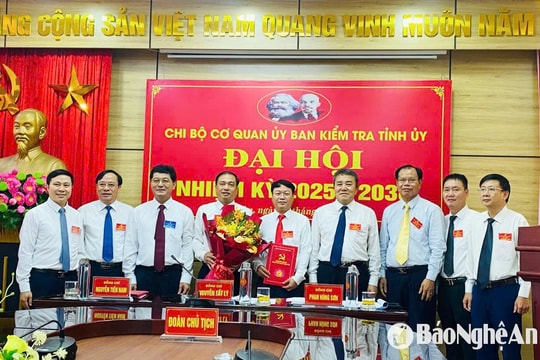 Chi bộ Cơ quan Ủy ban Kiểm tra Tỉnh ủy Nghệ An Đại hội nhiệm kỳ 2025 -2030