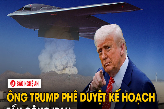 Ông Trump phê duyệt kế hoạch tấn công Iran