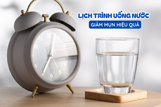 Uống bao nhiêu nước một ngày để giảm mụn hiệu quả?