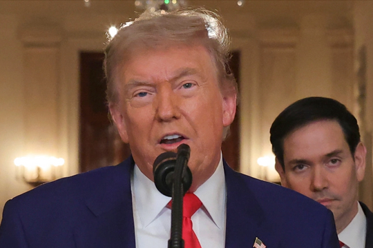 Tổng thống Trump phát biểu sau vụ Mỹ không kích Iran