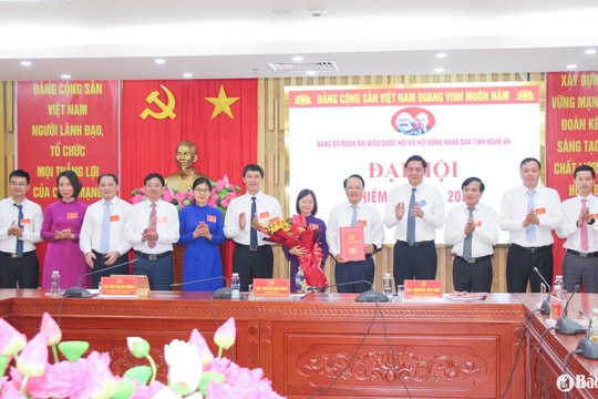 Đảng bộ Đoàn đại biểu Quốc hội và HĐND tỉnh Nghệ An đại hội nhiệm kỳ 2025 - 2030
