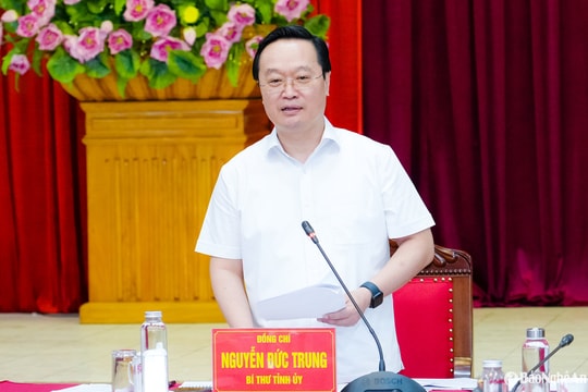 Bí thư Tỉnh ủy Nghệ An yêu cầu báo cáo tiến độ phát triển khoa học công nghệ và chuyển đổi số hàng tuần, hàng tháng