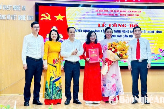 Công bố Quyết định thành lập Bảo tàng Nghệ An - Xô viết Nghệ Tĩnh