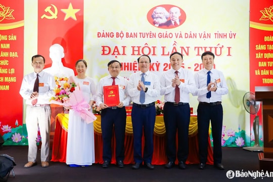 Đồng chí Ngọc Kim Nam giữ chức Bí thư Đảng ủy Ban Tuyên giáo và Dân vận Tỉnh ủy Nghệ An nhiệm kỳ 2025 - 2030