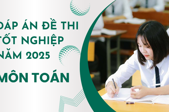 Đáp án môn Toán thi tốt nghiệp THPT 2025 tất cả các mã đề