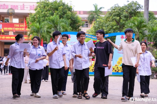 Thi tốt nghiệp THPT: Đề thi môn Ngữ văn tạo hứng thú cho nhiều thí sinh Nghệ An