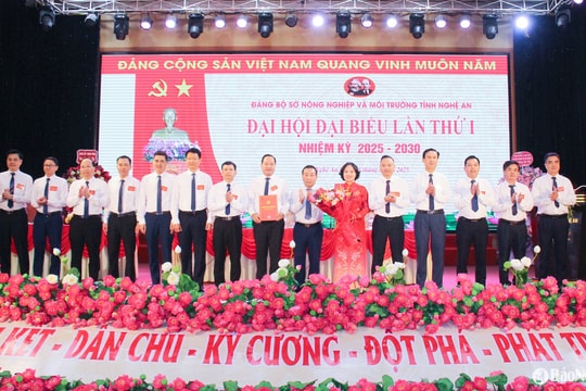 Đảng bộ Sở Nông nghiệp và Môi trường Nghệ An Đại hội đại biểu lần thứ nhất, nhiệm kỳ 2025 – 2030