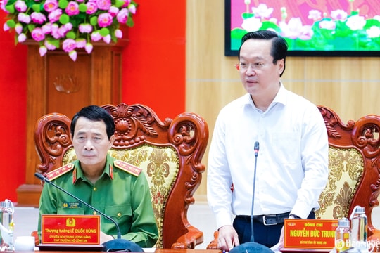 Duyệt nội dung Đại hội đại biểu Đảng bộ Công an tỉnh Nghệ An lần thứ XV, nhiệm kỳ 2025-2030