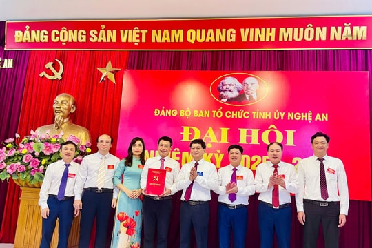 Đảng bộ Ban Tổ chức Tỉnh ủy Đại hội nhiệm kỳ 2025-2030