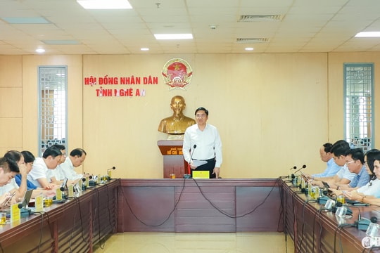 Thường trực HĐND tỉnh Nghệ An cho ý kiến về công tác chuẩn bị Kỳ họp thứ 31