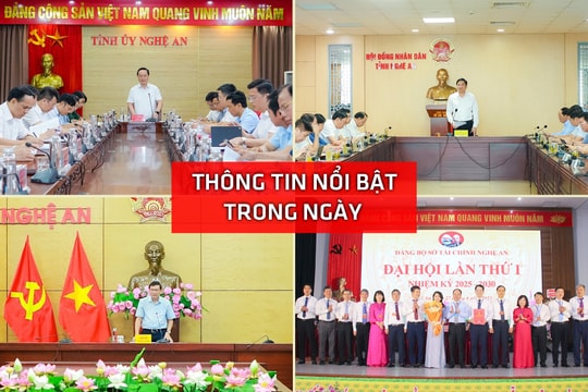 Nghệ An thông tin nổi bật ngày 27/6