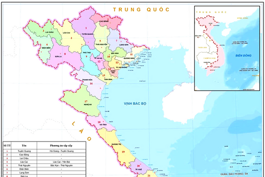 Trực tiếp lễ công bố thành lập tỉnh thành, phường xã mới trên cả nước