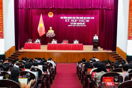 HĐND tỉnh Nghệ An triệu tập kỳ họp thường lệ giữa năm 2025