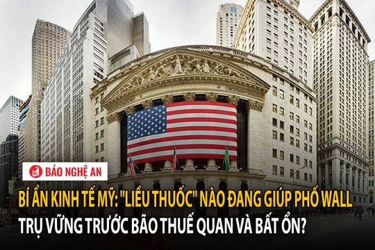 Bí ẩn kinh tế Mỹ: 'Liều thuốc' nào đang giúp Phố Wall trụ vững trước bão thuế quan và bất ổn?