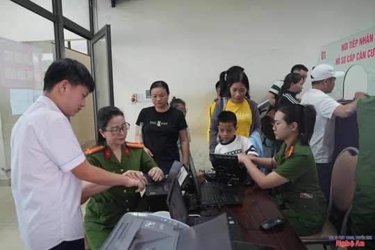 Chi tiết 21 điểm làm căn cước tại Nghệ An, tiếp nhận hồ sơ từ thứ Hai đến thứ Bảy hằng tuần