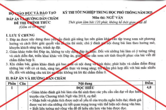 Bộ GD&ĐT phát đi cảnh báo khẩn đến toàn bộ thí sinh 2k7 thi tốt nghiệp THPT 2025