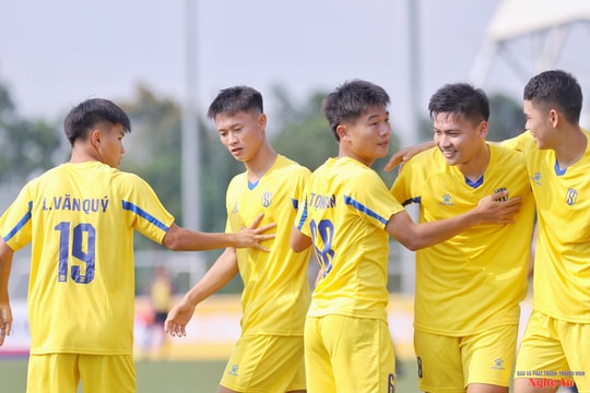 U21 Sông Lam Nghệ An cầm hòa U21 PVF trong trận đấu thủ tục ở vòng loại Giải U21 Quốc gia