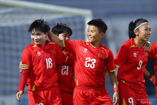 Tuyển nữ Việt Nam thắng đậm Guam, giành vé dự vòng chung kết Asian Cup nữ 2026