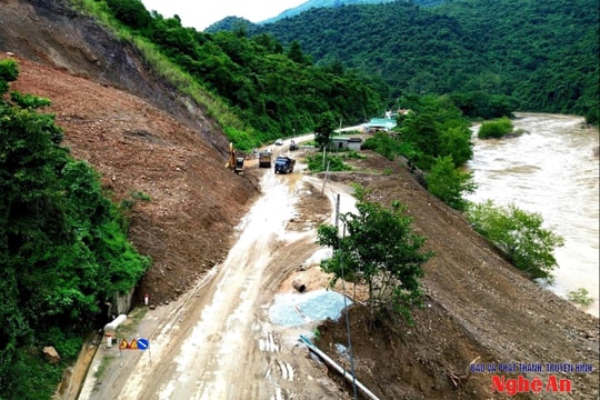 Cảnh báo: Nhiều xã ở Nghệ An đối mặt nguy cơ về lũ quét, sạt lở đất trong chiều tối nay (6/7)